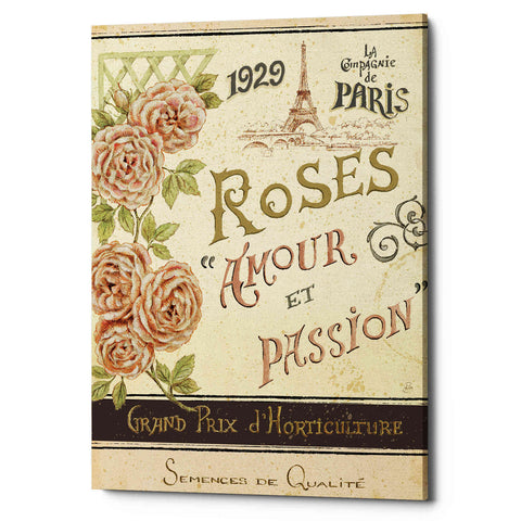 Image of 'French Seed Packet I' by Daphne Brissonet, Canvas Wall Art