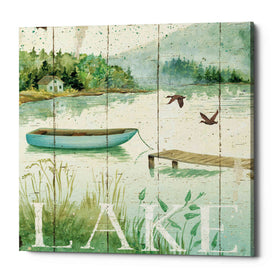 'Lakeside II' by Daphne Brissonet, Canvas Wall Art