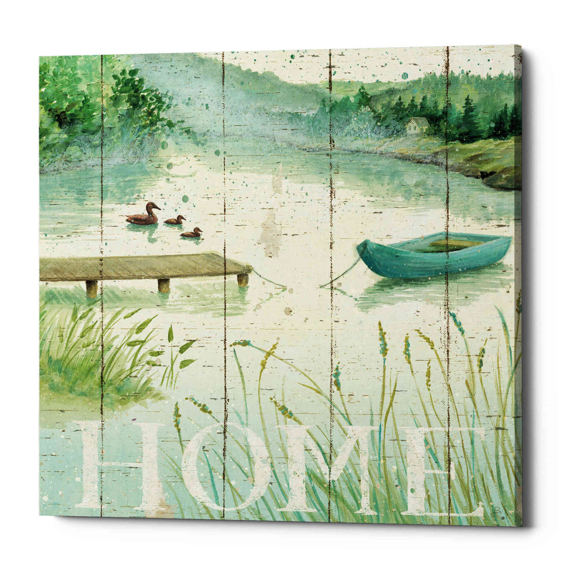 'Lakeside I' by Daphne Brissonet, Canvas Wall Art