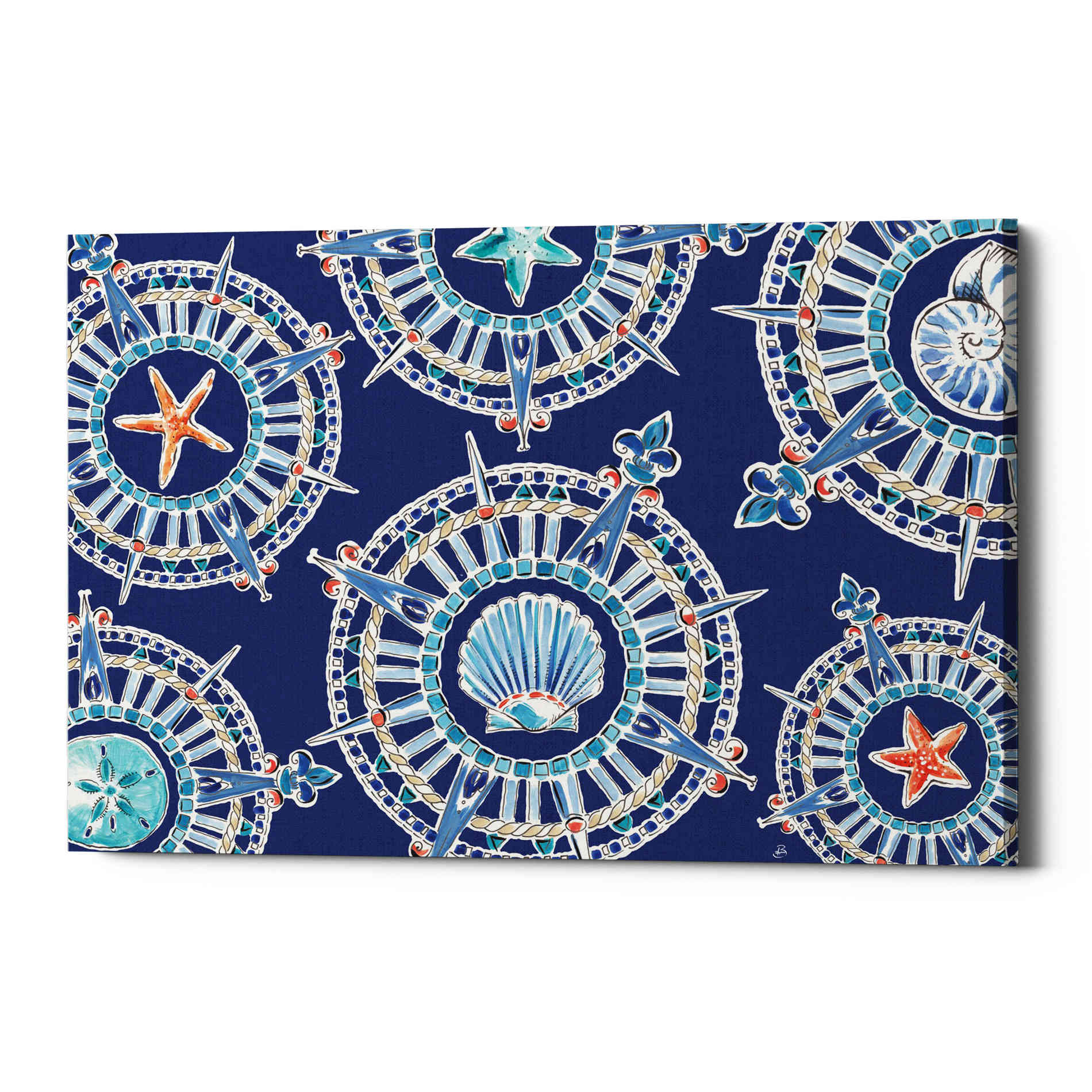 'Maritime XIV' by Daphne Brissonet, Canvas Wall Art