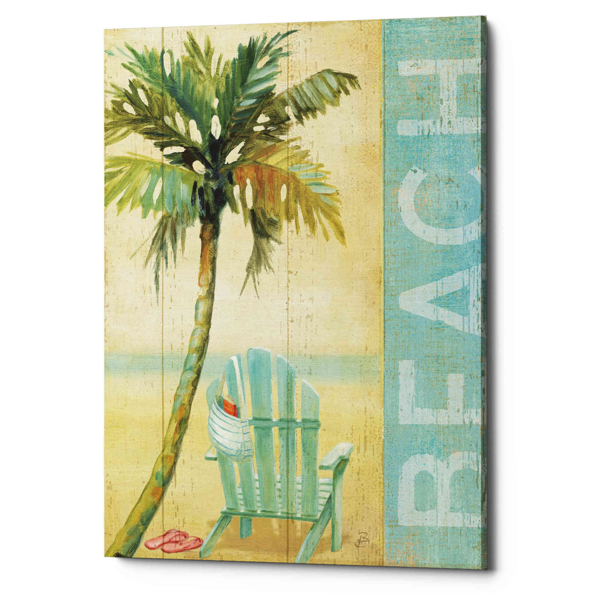 'Ocean Beach I' by Daphne Brissonet, Canvas Wall Art