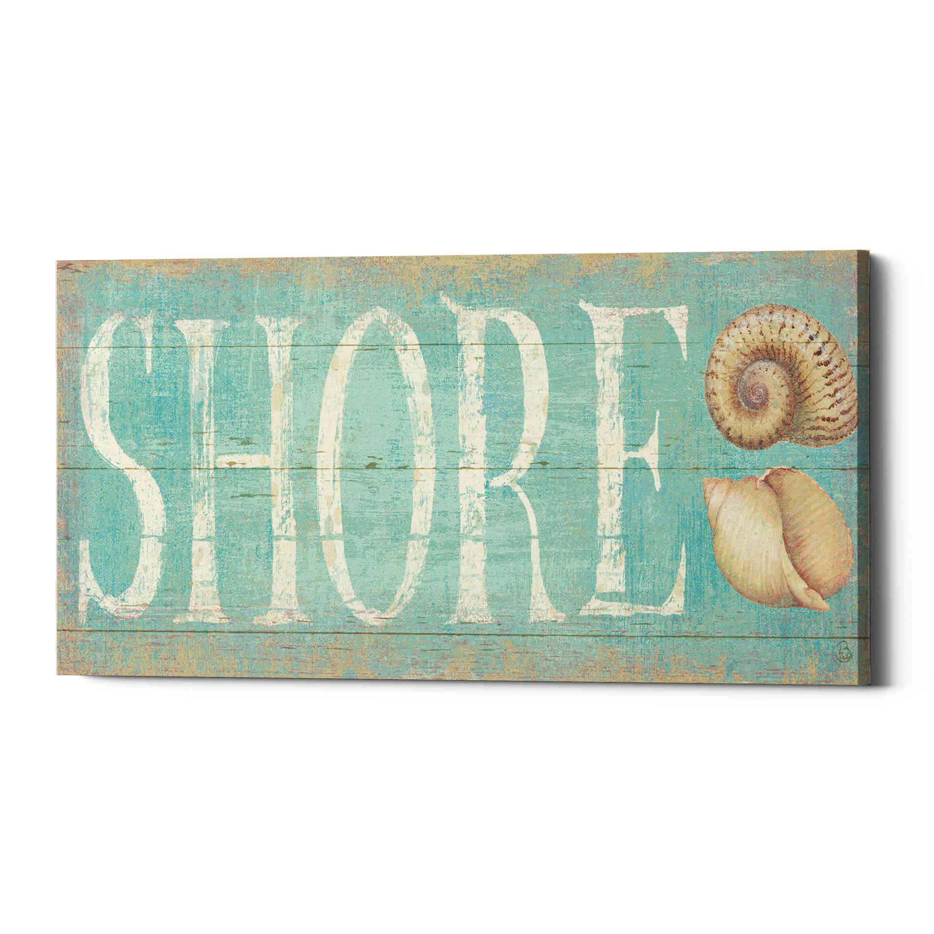 'Pastel Shore' by Daphne Brissonet, Canvas Wall Art