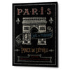 'Travel to Paris II' by Daphne Brissonet, Canvas Wall Art