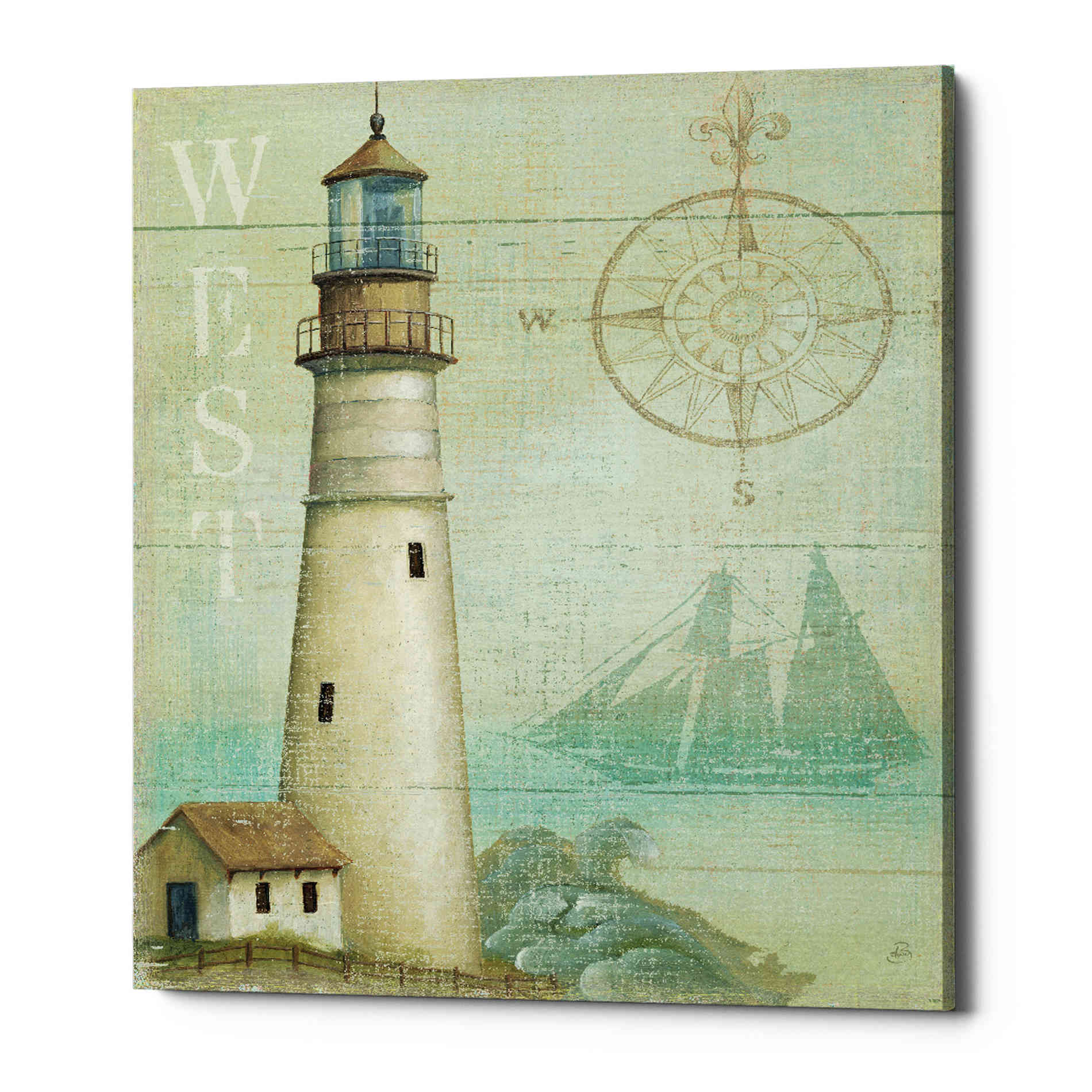 'West Coastal Light' by Daphne Brissonet, Canvas Wall Art