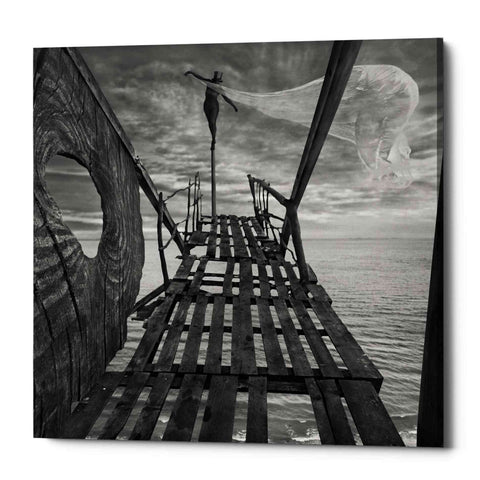 Image of 'Black Bridge' by Dariusz Klimczak, Canvas Wall Art
