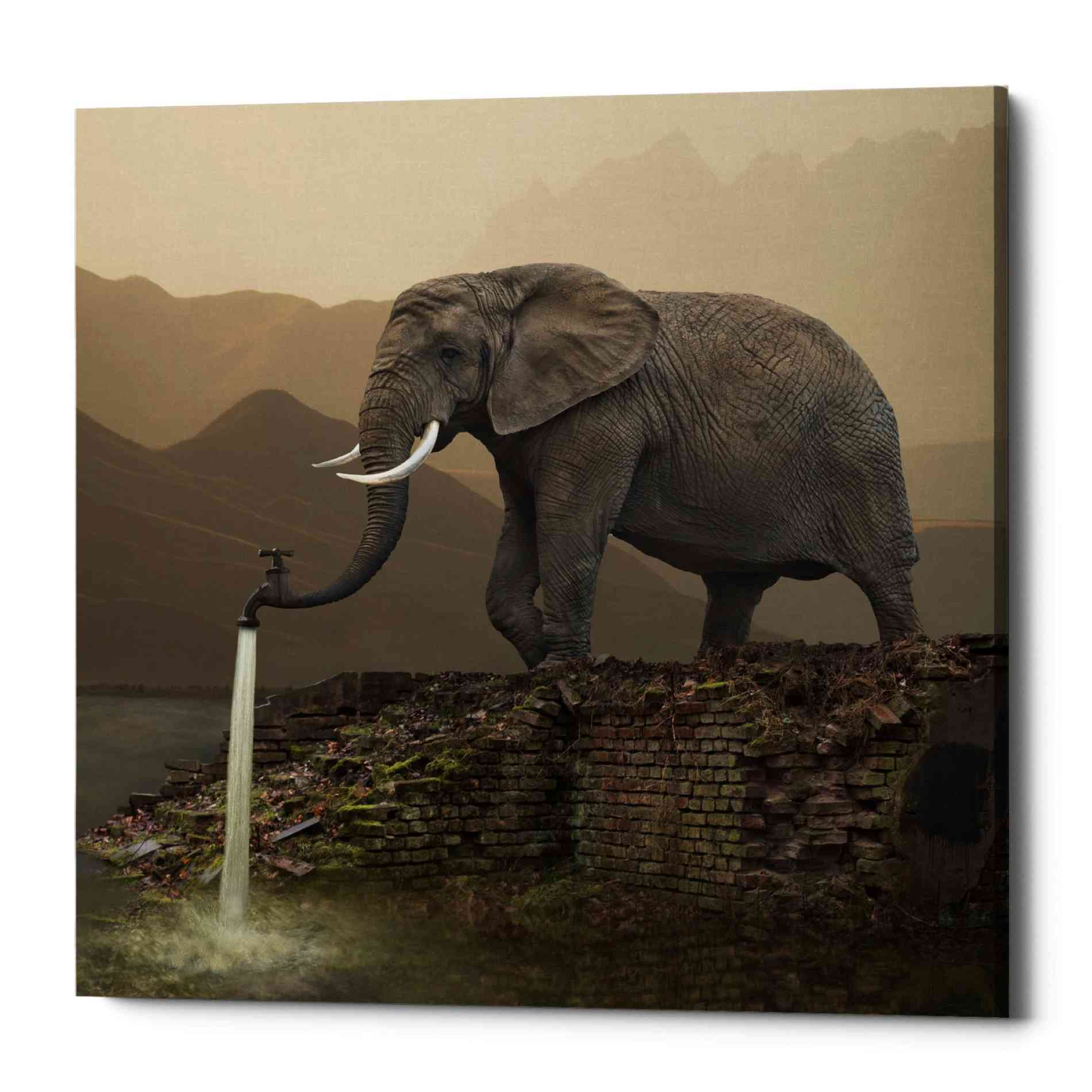 'Hydrant' by Dariusz Klimczak, Canvas Wall Art