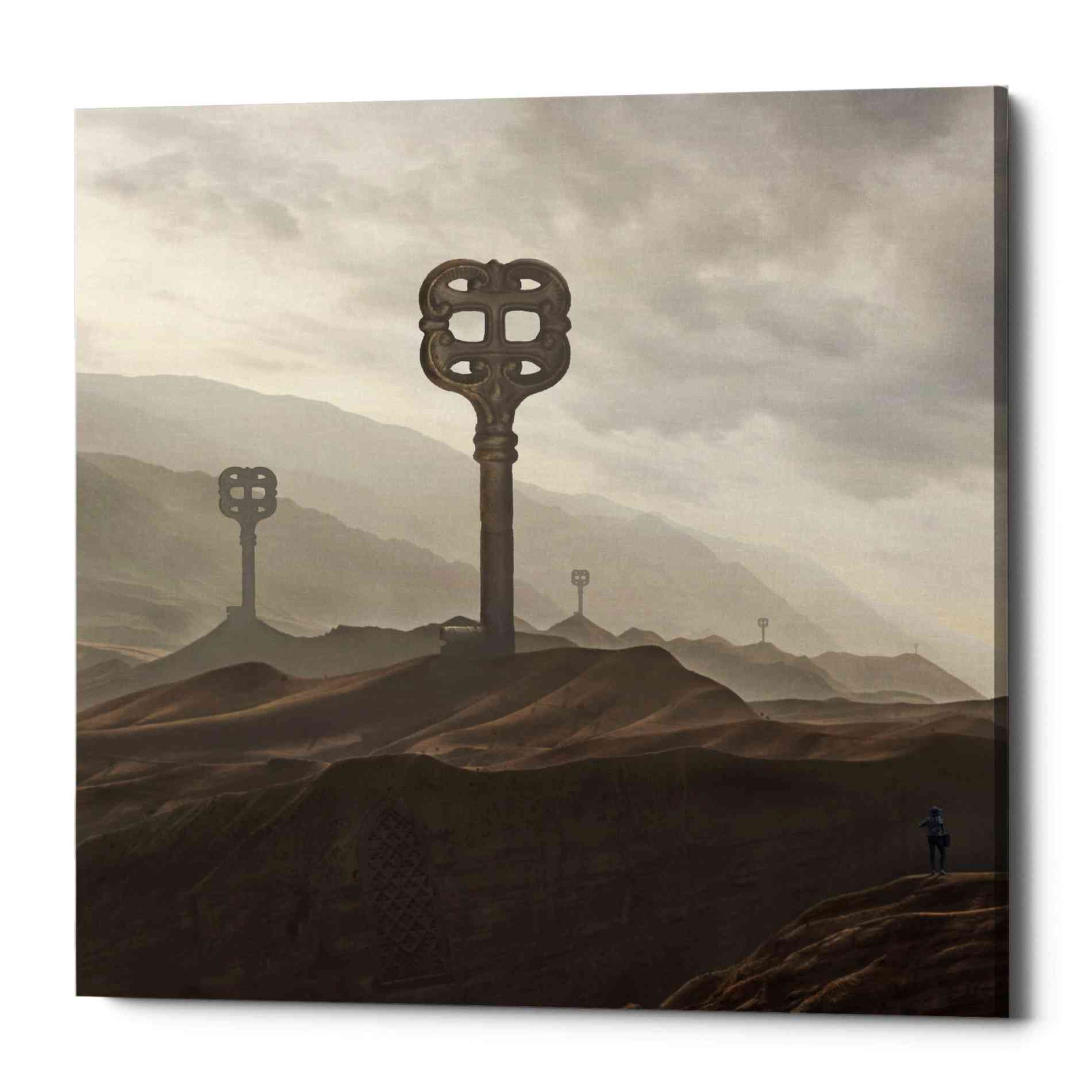 'Land of Keys' by Dariusz Klimczak, Canvas Wall Art