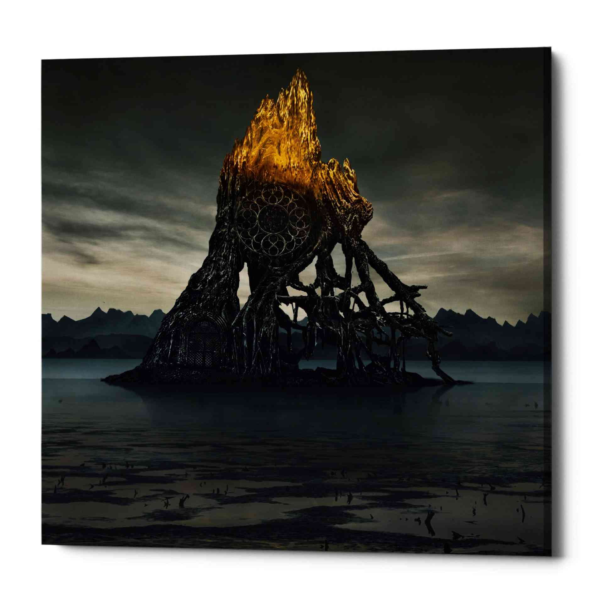 'Temple of Light' by Dariusz Klimczak, Canvas Wall Art