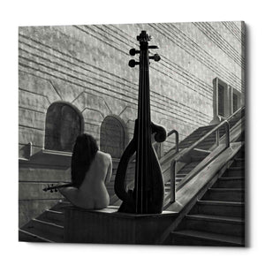 'Violinist' by Dariusz Klimczak, Canvas Wall Art