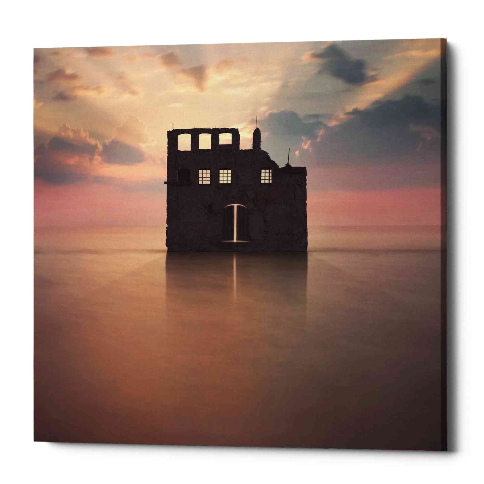 'Watercastle' by Dariusz Klimczak, Canvas Wall Art