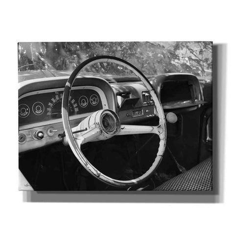 Image of 'Chevy Steering Wheel' by Lori Deiter, Canvas Wall Art,Size B Landscape