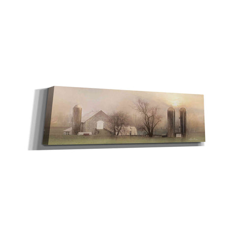 Image of 'Old Stone Barn' by Lori Deiter, Canvas Wall Art,Size 3 Landscape