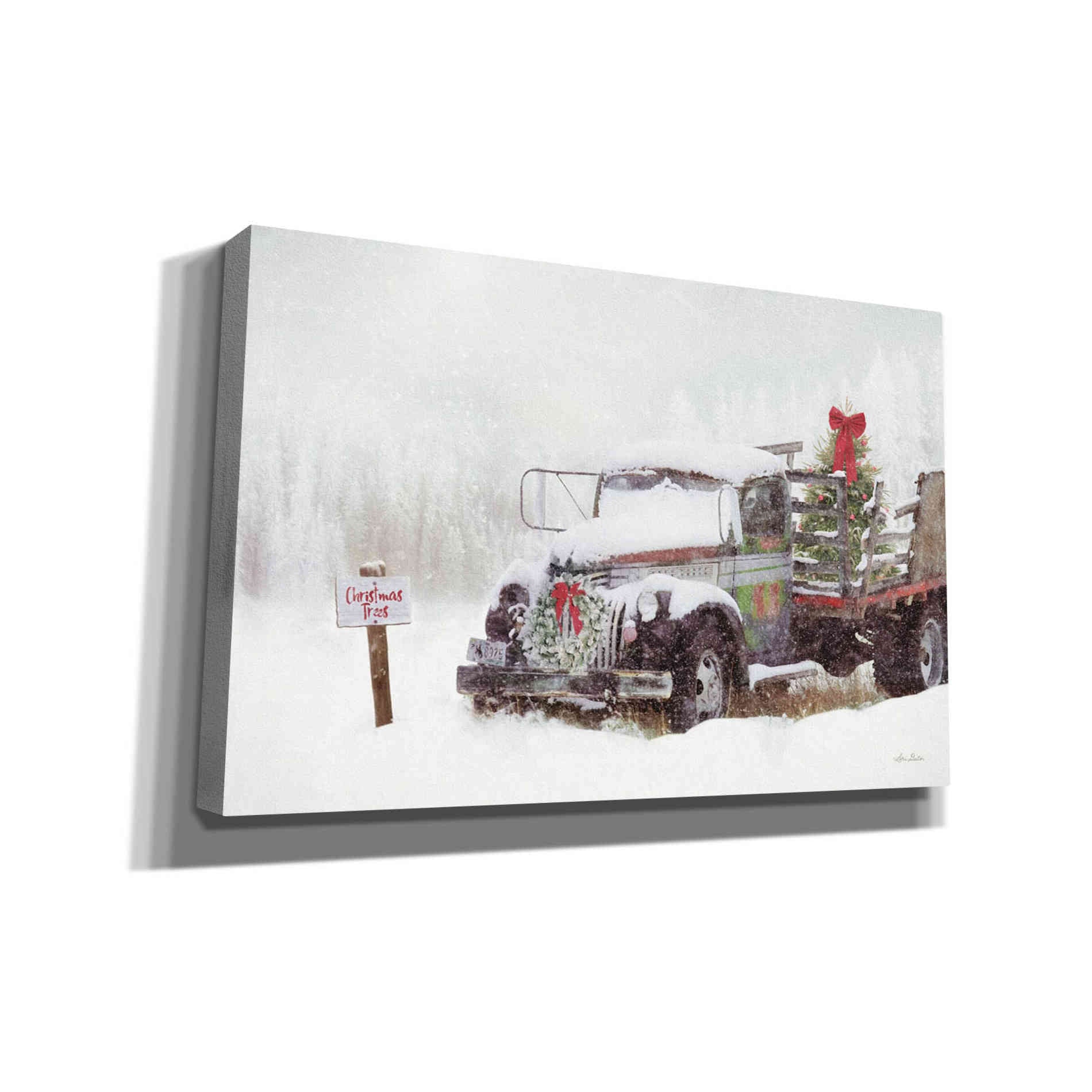 'Wyoming Tree Farm' by Lori Deiter, Canvas Wall Art,Size A Landscape
