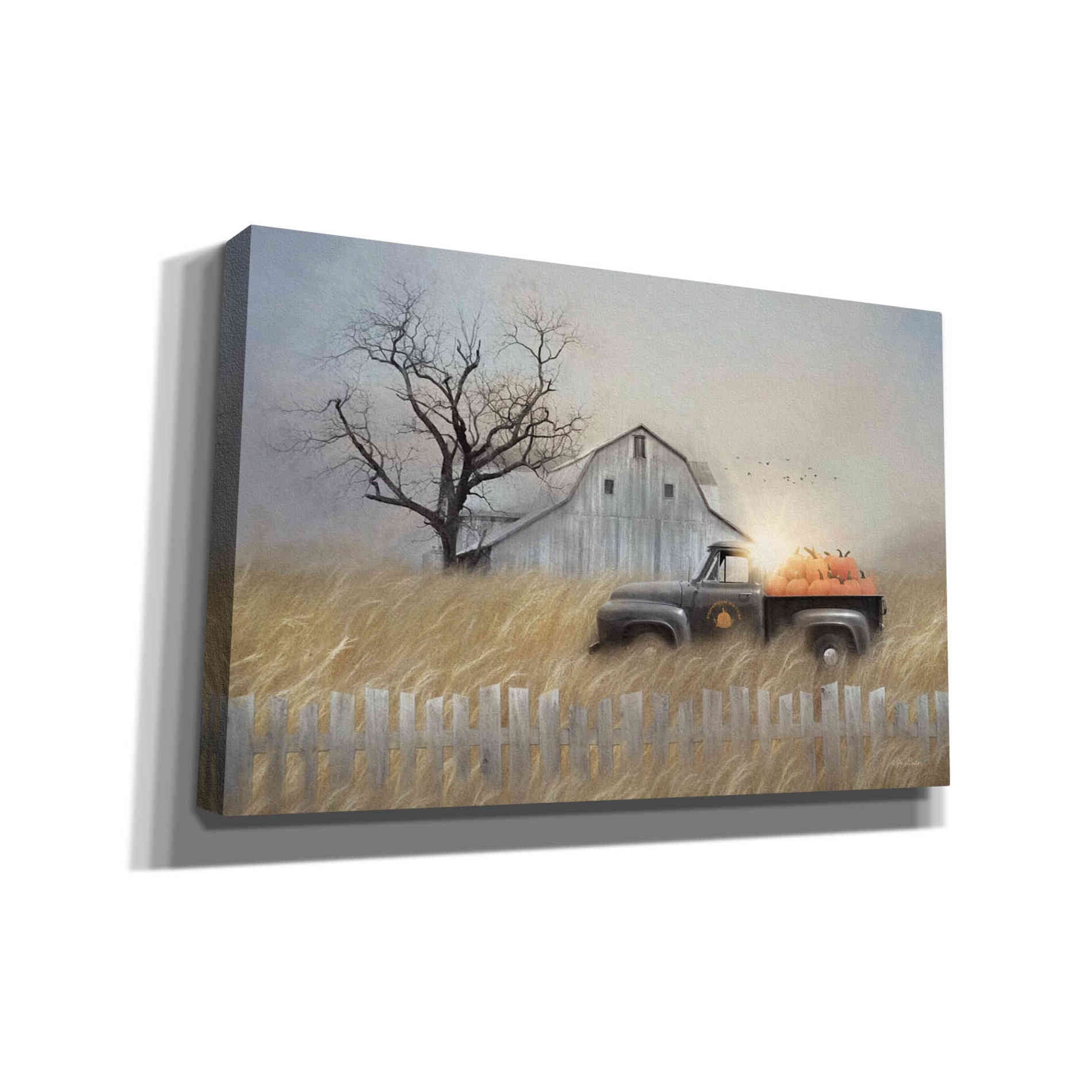 'Fall Pumpkin Harvest' by Lori Deiter, Canvas Wall Art,Size A Landscape