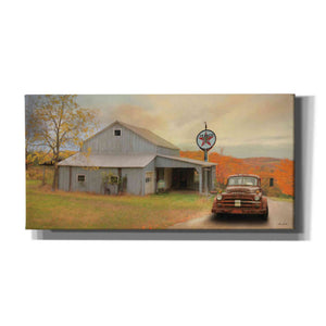 'The Old Station' by Lori Deiter, Canvas Wall Art,Size 2 Landscape