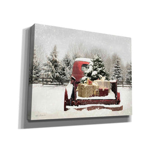 'Snowy Presents' by Lori Deiter, Canvas Wall Art,Size B Landscape