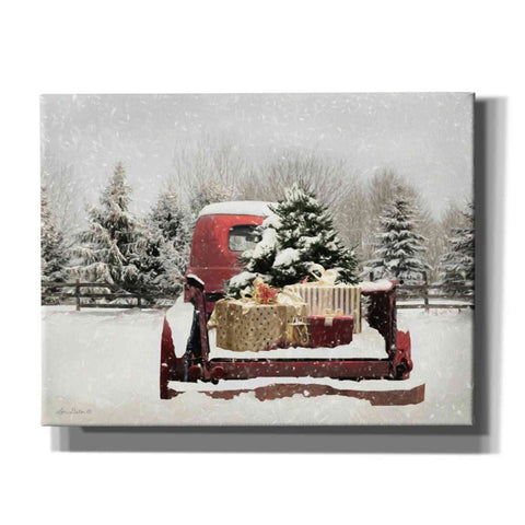 Image of 'Snowy Presents' by Lori Deiter, Canvas Wall Art,Size B Landscape