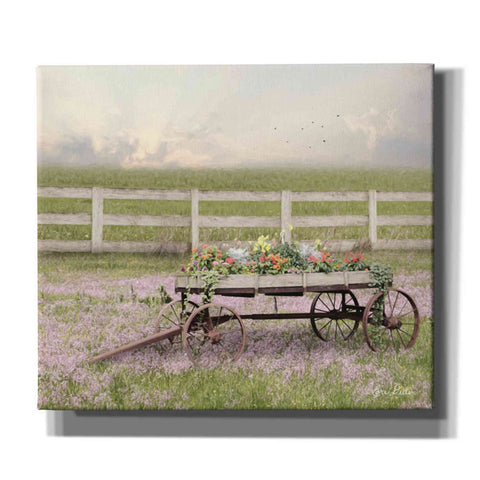Image of 'Country Flower Wagon' by Lori Deiter, Canvas Wall Art