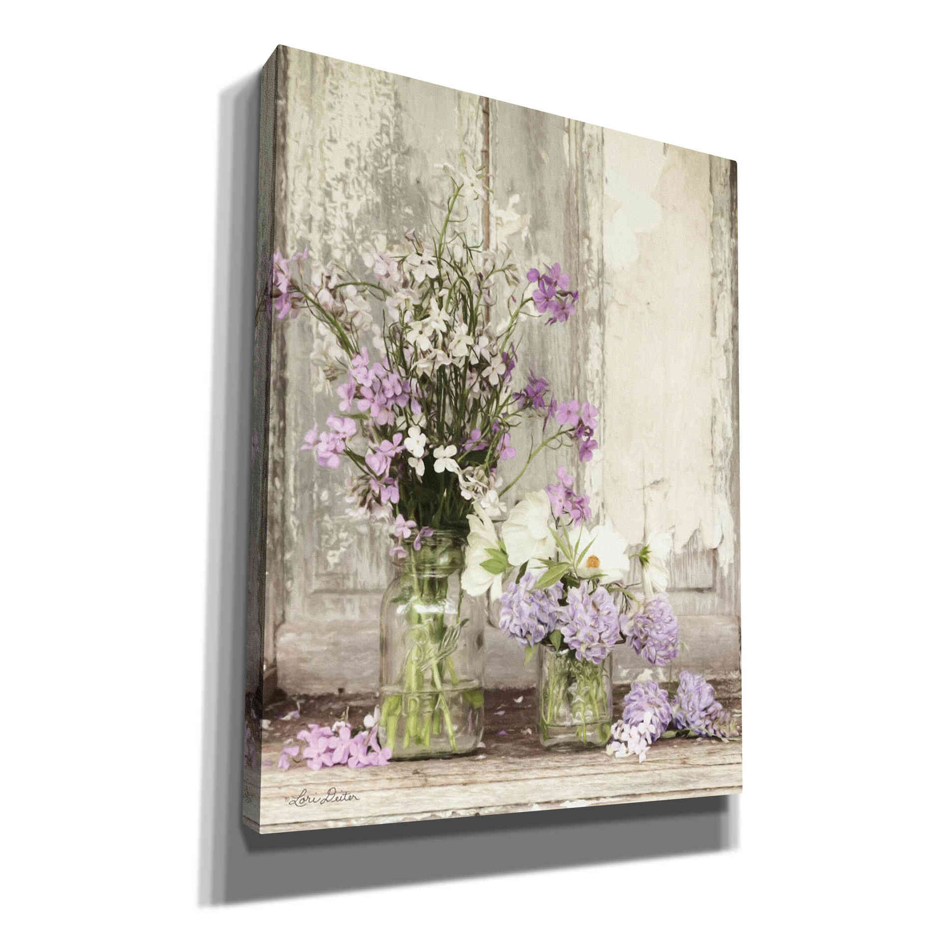 'Ordinary Beauty' by Lori Deiter, Canvas Wall Art,Size B Portrait