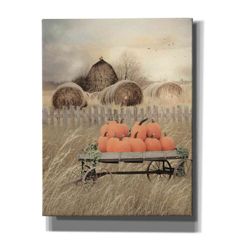 Image of 'Pumpkin Harvest' by Lori Deiter, Canvas Wall Art,Size B Portrait