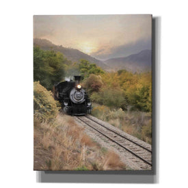 'Durango Train at Sunset' by Lori Deiter, Canvas Wall Art,Size B Portrait