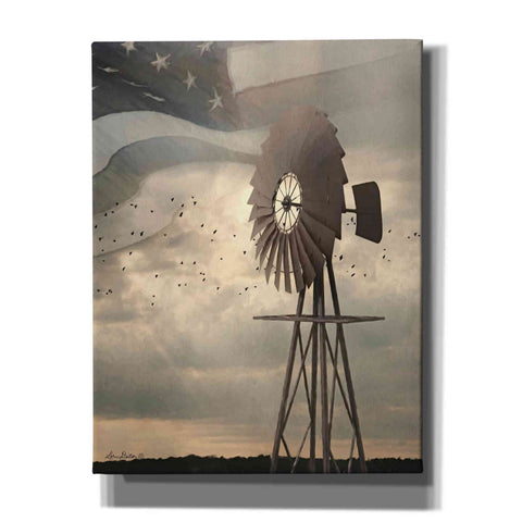 Image of 'Land That I Love Windmill I' by Lori Deiter, Canvas Wall Art,Size B Portrait