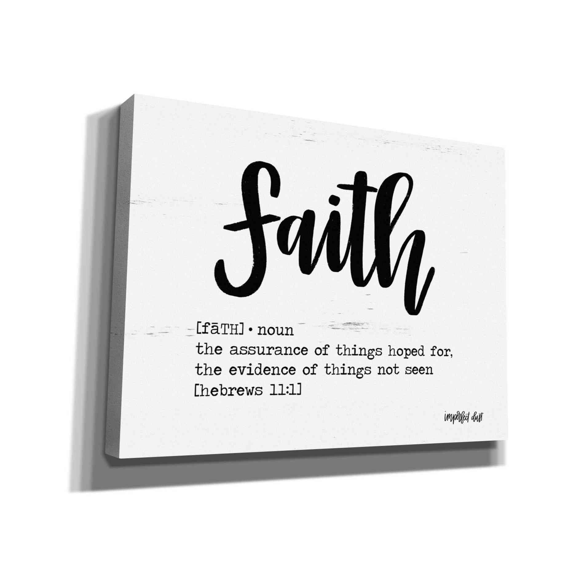 'Faith' by Imperfect Dust, Giclee Canvas Wall Art