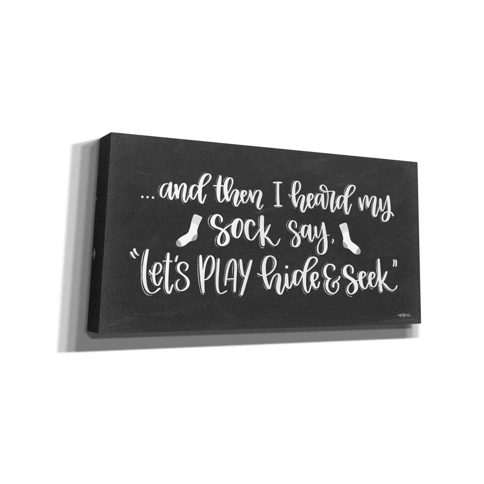 'Sock Seek II' by Imperfect Dust, Giclee Canvas Wall Art