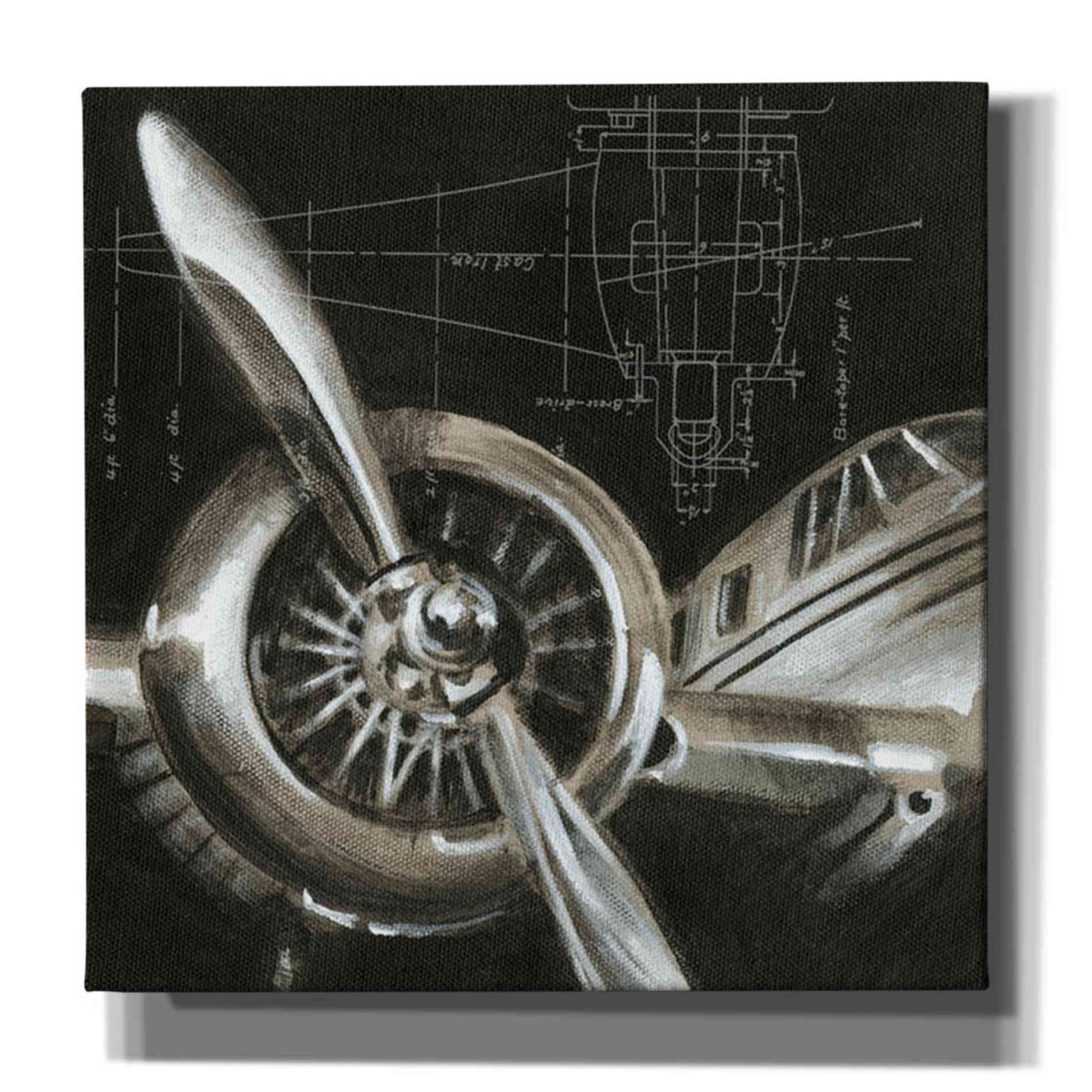 'Aerial Navigation I' by Ethan Harper, Canvas Wall Art,Size 1 Square