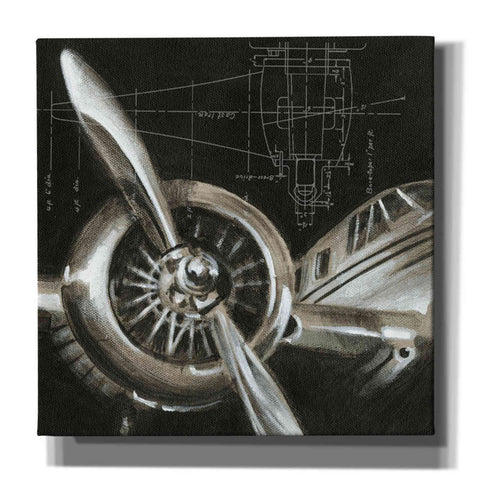 Image of 'Aerial Navigation I' by Ethan Harper, Canvas Wall Art,Size 1 Square