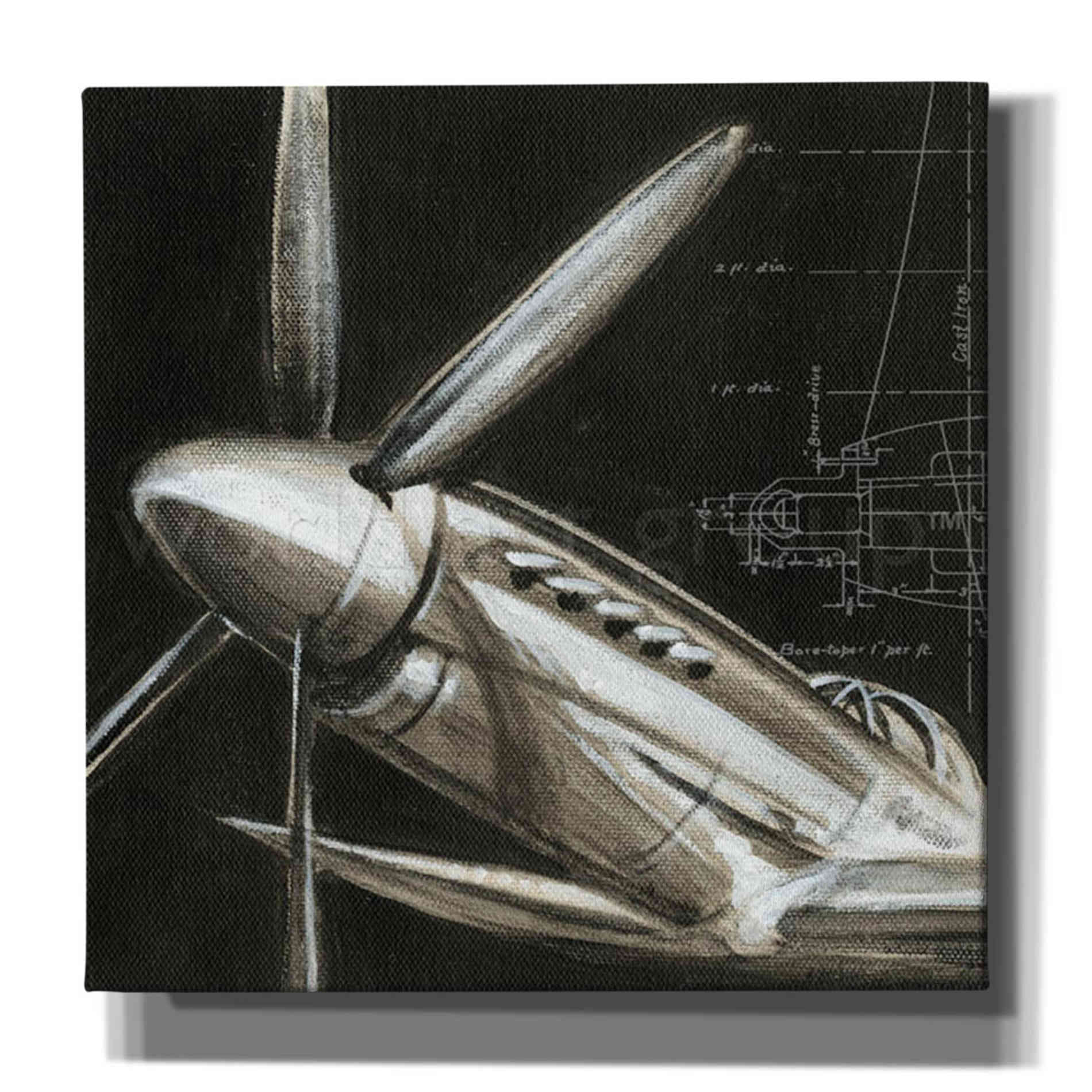 'Aerial Navigation II' by Ethan Harper, Canvas Wall Art,Size 1 Square