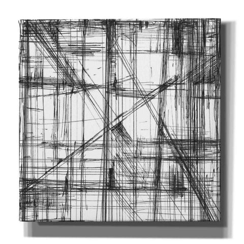 Image of 'Intersect II' by Ethan Harper, Canvas Wall Art,,Size 1 Square