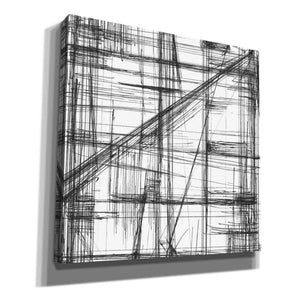 'Intersect I' by Ethan Harper, Canvas Wall Art,Size 1 Square