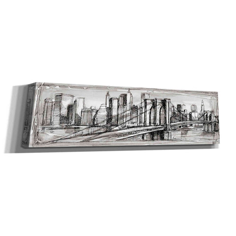 Image of 'Pen & Ink Cityscape II' by Ethan Harper Canvas Wall Art,Size 3 Landscape