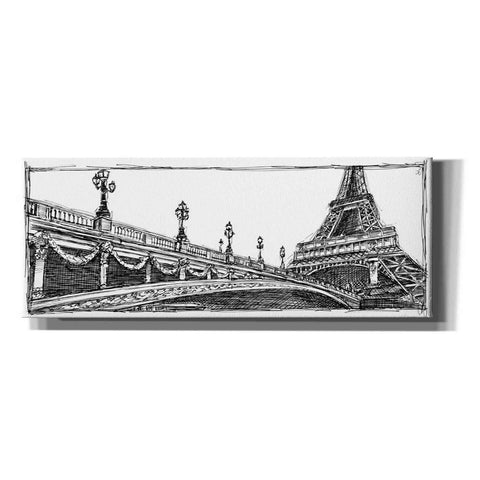 Image of 'Study of Paris' by Ethan Harper Canvas Wall Art,Size 3 Landscape