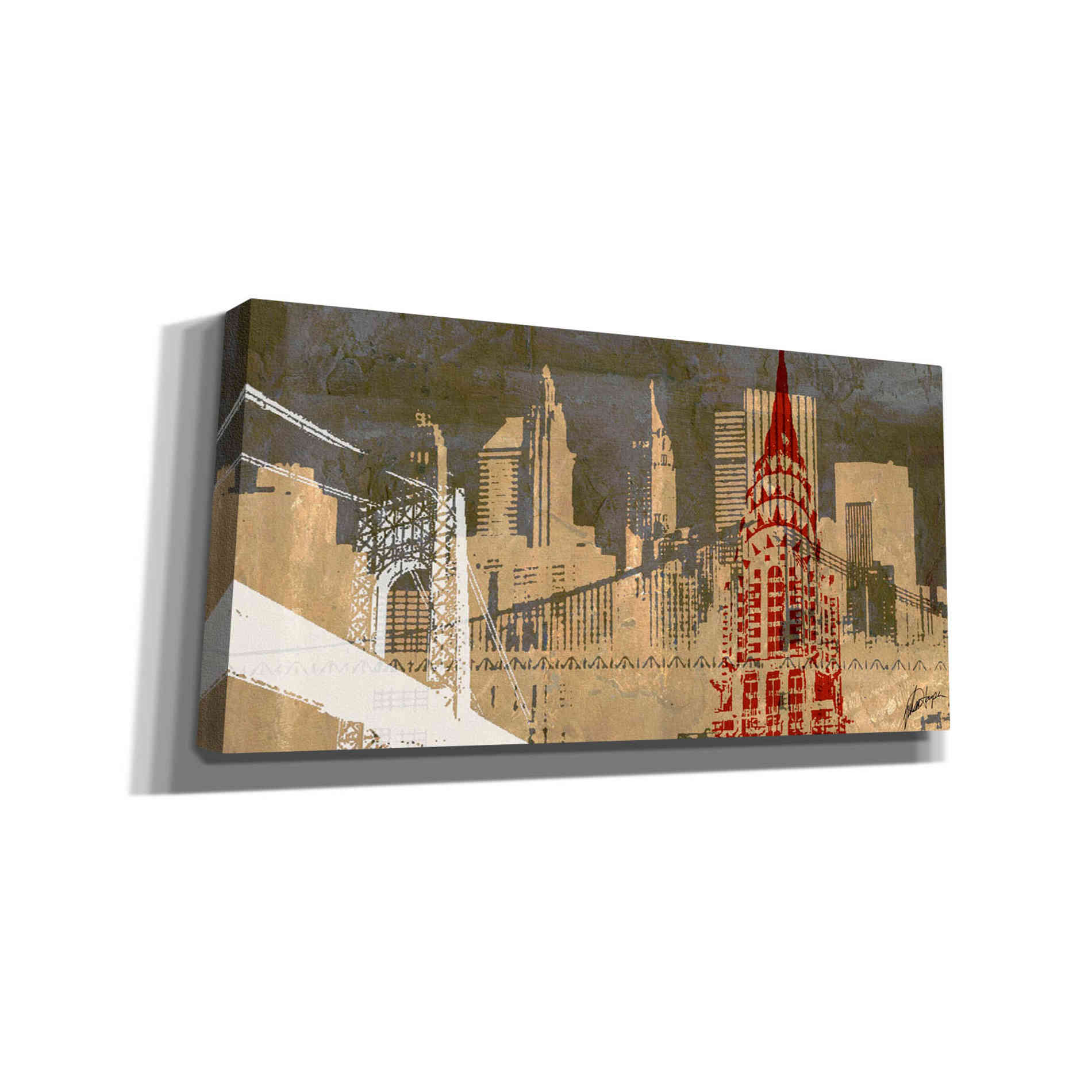 'Modern Metropolis I' by Ethan Harper Canvas Wall Art,Size 2 Landscape