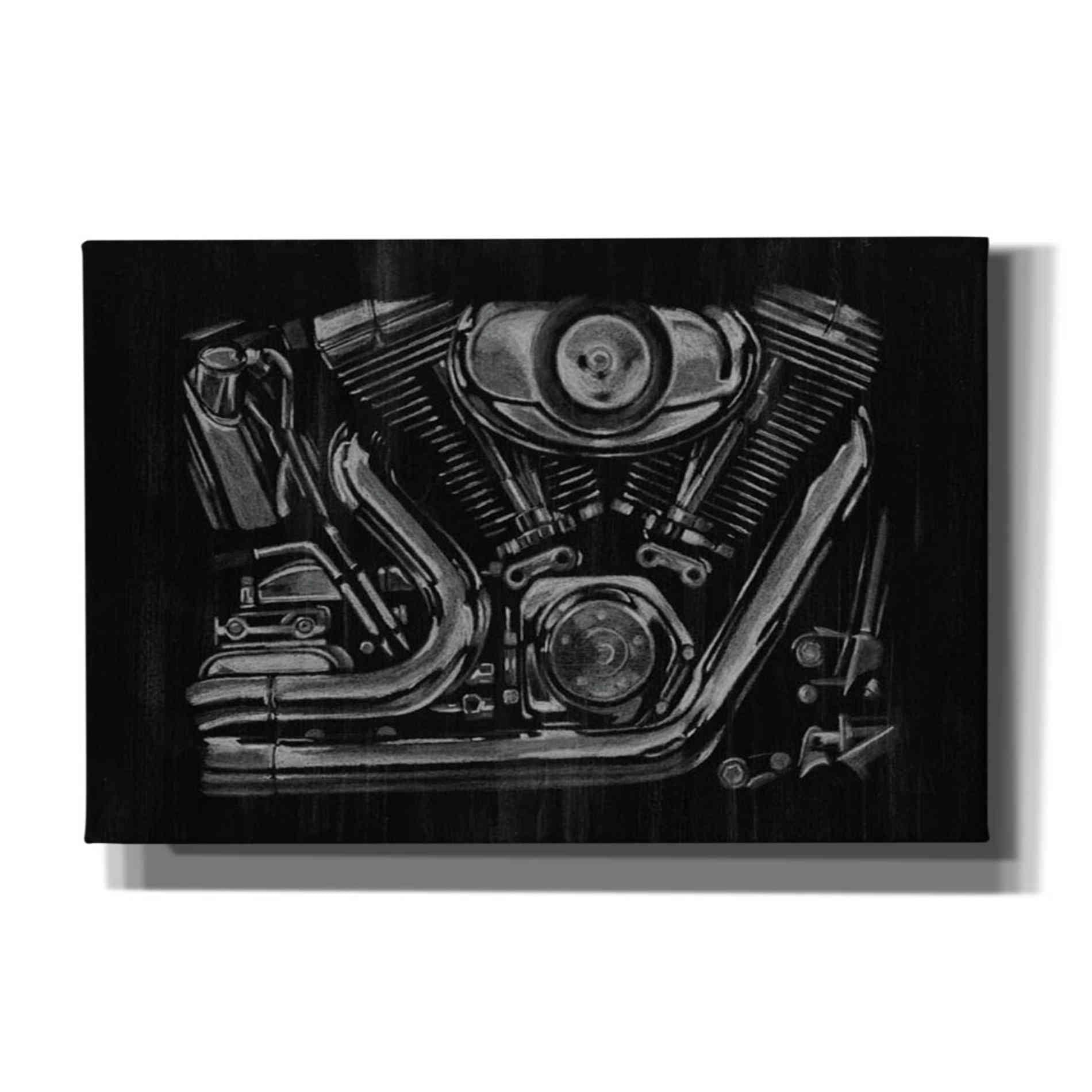 'Polished Chrome II' by Ethan Harper Canvas Wall Art,Size A Landscape