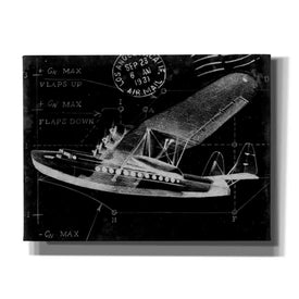 'Flight Schematic III' by Ethan Harper Canvas Wall Art,Size B Landscape