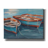 'Tethered Row Boats II' by Ethan Harper Canvas Wall Art,Size B Landscape
