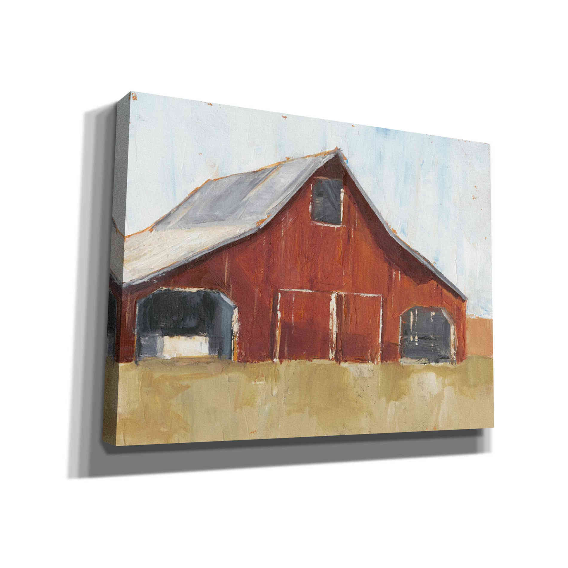 'Rustic Red Barn I' by Ethan Harper Canvas Wall Art,Size B Landscape