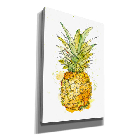 Image of 'Pineapple Splash I' by Ethan Harper Canvas Wall Art,Size A Portrait