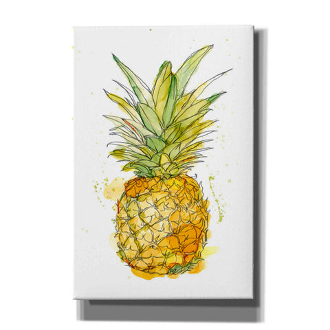 Image of 'Pineapple Splash I' by Ethan Harper Canvas Wall Art,Size A Portrait