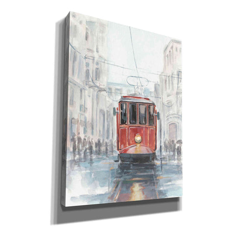 Image of 'Watercolor Streetcar Study I' by Ethan Harper Canvas Wall Art,Size B Portrait