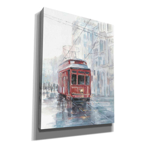 Image of 'Watercolor Streetcar Study II' by Ethan Harper Canvas Wall Art,Size B Portrait