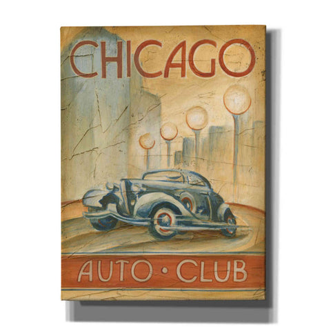Image of 'Chicago Auto Club' by Ethan Harper Canvas Wall Art,Size B Portrait