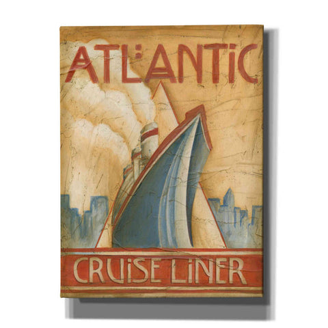 Image of 'Atlantic Cruise Liner' by Ethan Harper Canvas Wall Art,Size B Portrait