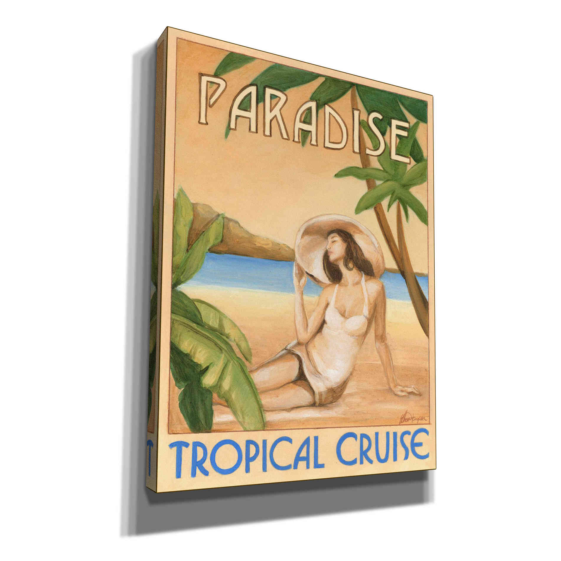 'Paradise' by Ethan Harper Canvas Wall Art,Size B Portrait