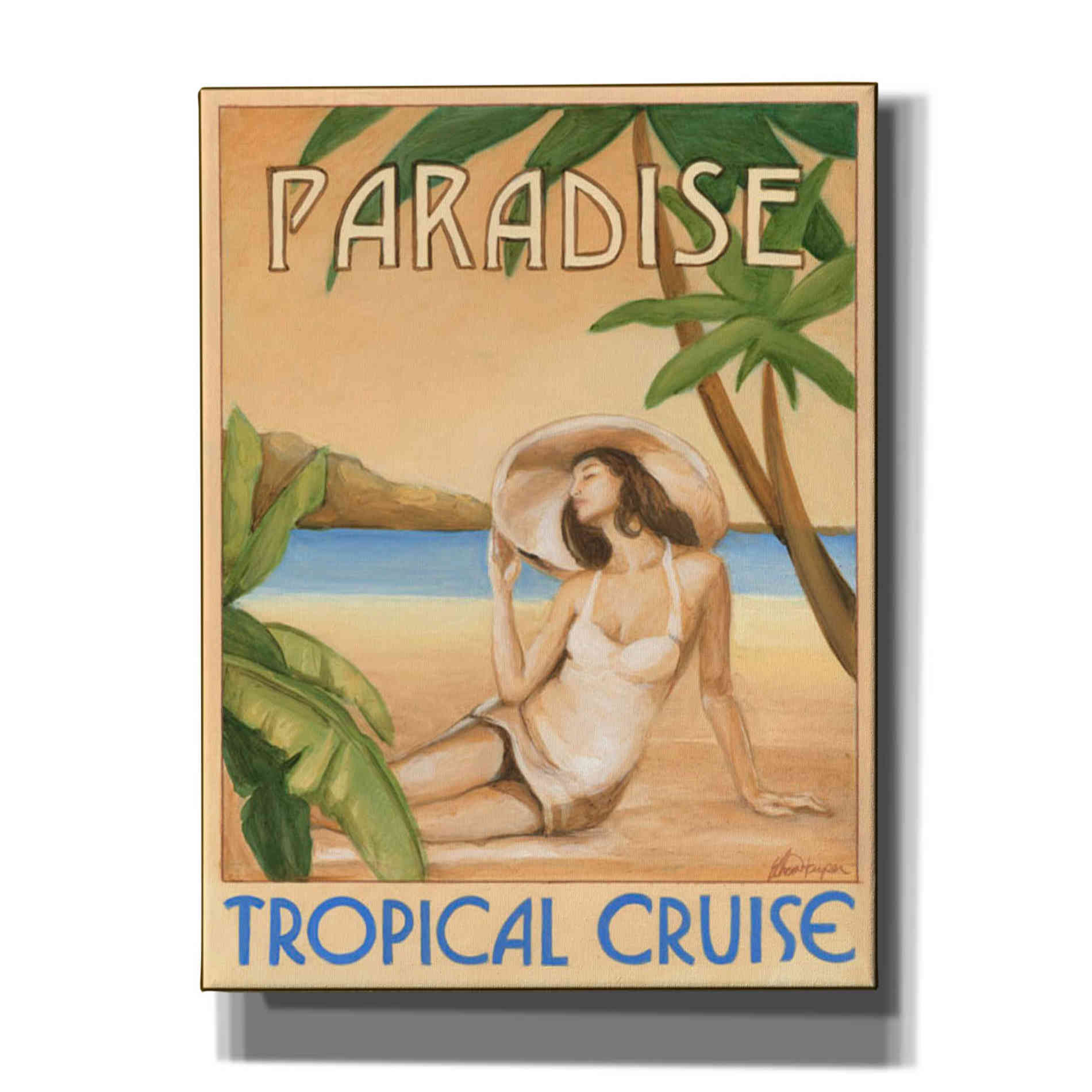 'Paradise' by Ethan Harper Canvas Wall Art,Size B Portrait