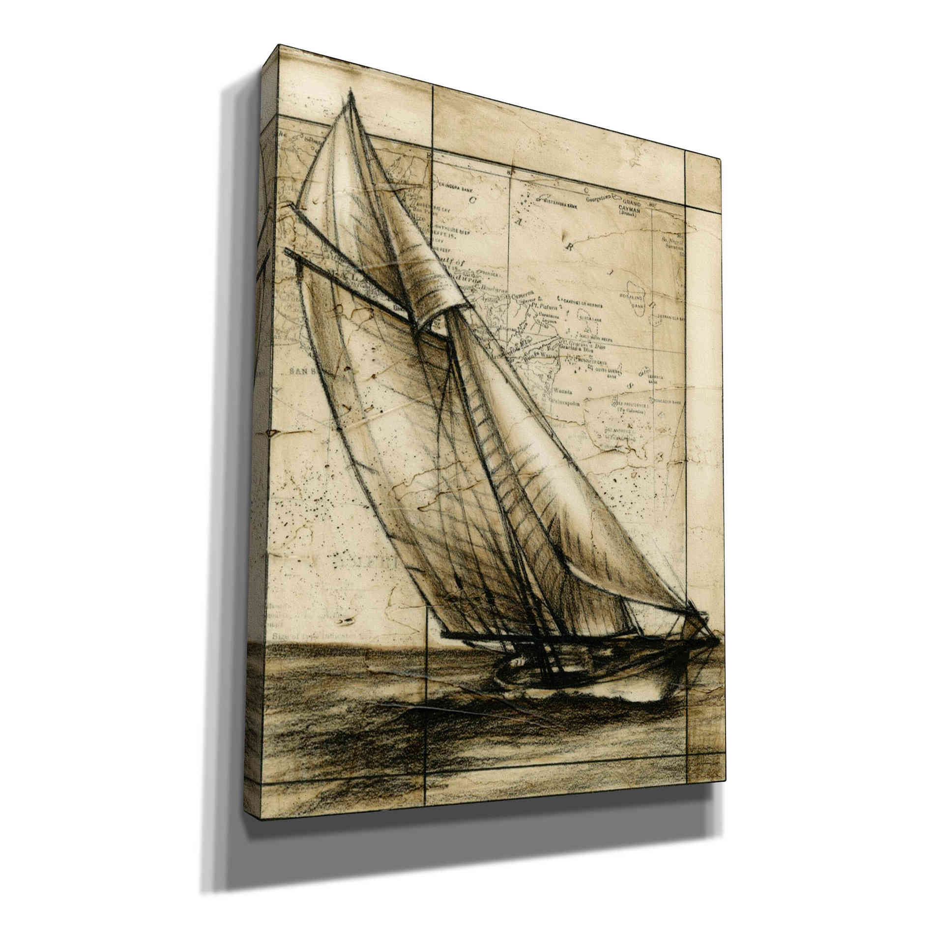 'Tradewinds II' by Ethan Harper Canvas Wall Art,Size C Portrait