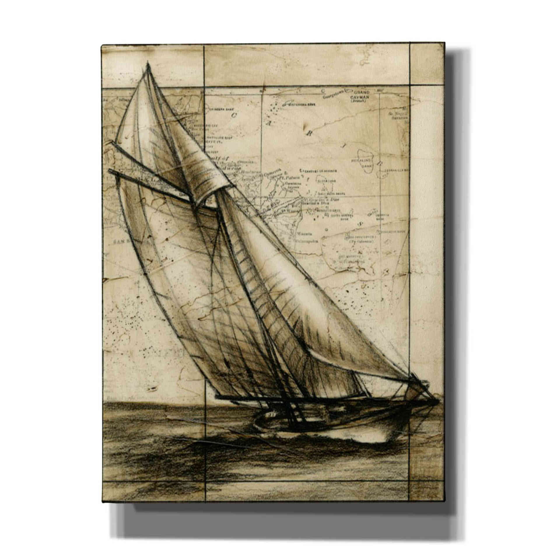 'Tradewinds II' by Ethan Harper Canvas Wall Art,Size C Portrait